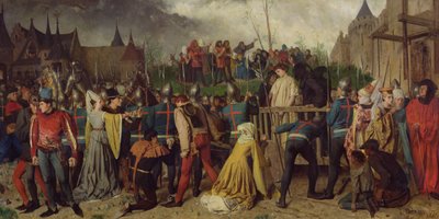 Joan of Arc (1412-31) Being Led to her Death by Isidore Patrois